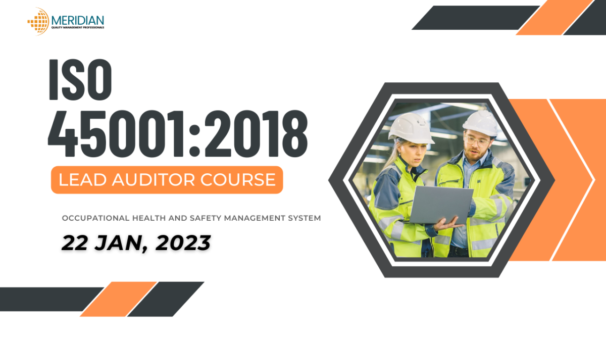 ISO 45001 lead auditor course online Meridian Quality Management